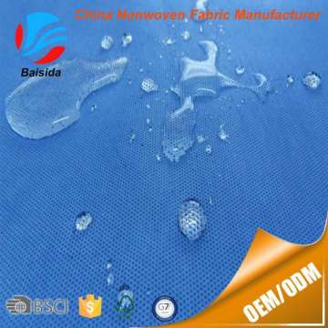 2016 Hydrophobic SMMS/SMS Non Woven Fabric Raw Material For Baby Diapers